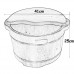 Foot tub 25cm high solid wood bilateral cover bucket    Home Foot Spa Beauty Foot Bath Footbath - B07CZBTB1M